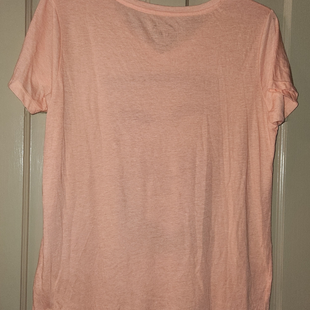 New w/ Tags Lucky Brand Peach Lion T Shirt Size XL - Picture 4 of 5